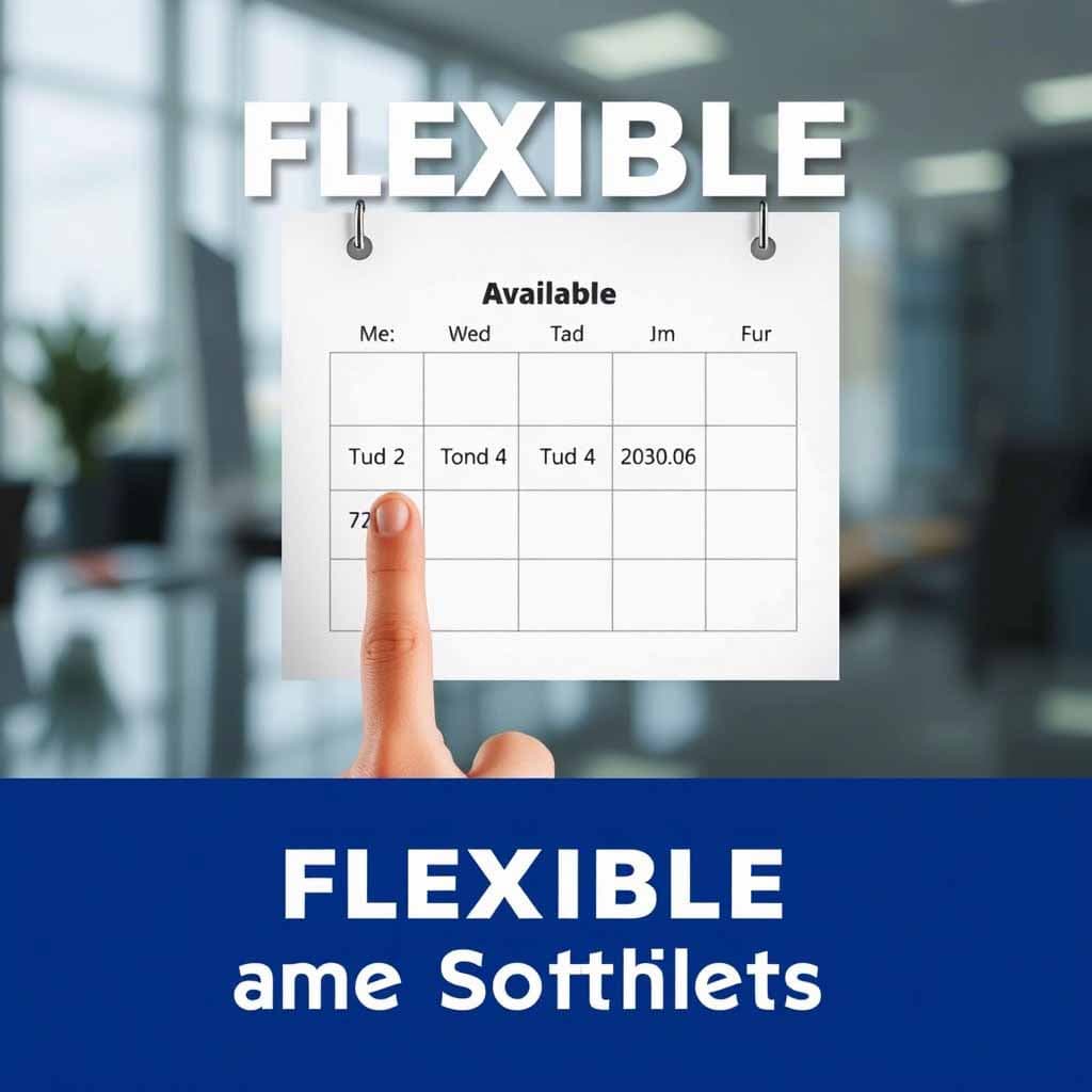 Flexible Availability to Suit Your Schedule